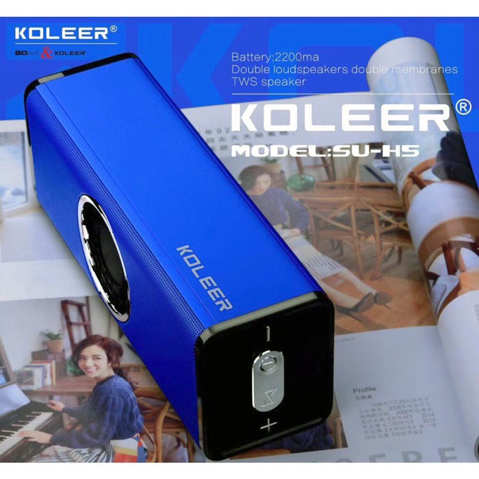 Loa Bluetooth Koleer H5 chính hãng âm bass siêu ,Loa giá tốt,loa hay