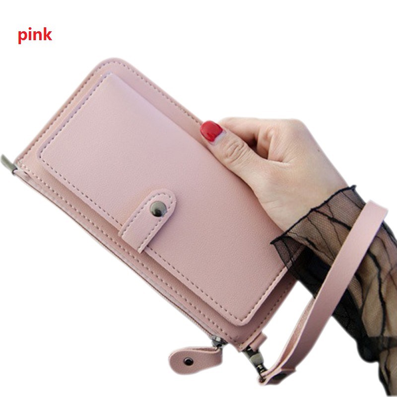 Ví cầm tay da PU khóa kéo thanh lịch và thời trang cho nữ | BigBuy360 - bigbuy360.vn