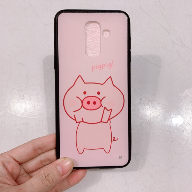 Ốp lưng sam sung J8,A6+,A6 Plus Heo Pig