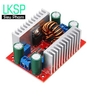 Mạch Tăng Áp 15A 400W DC-DC 8.5V-50V Có Chỉnh Dòng