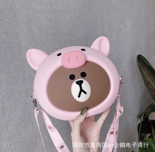 Túi đeo chéo mặt gấu( tuyển ctv sỉ)