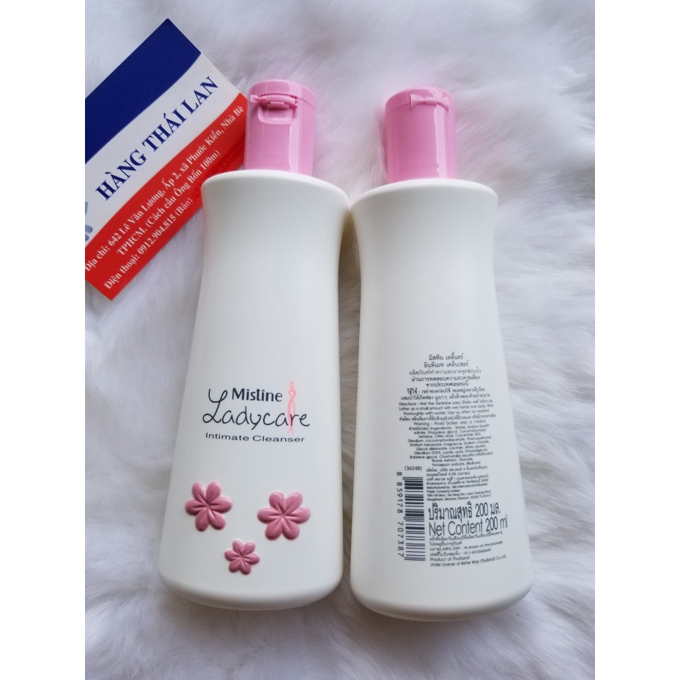 Dung dịch vệ sinh phụ nữ Mistine ladycare 200ml, 400ml Thái Lan