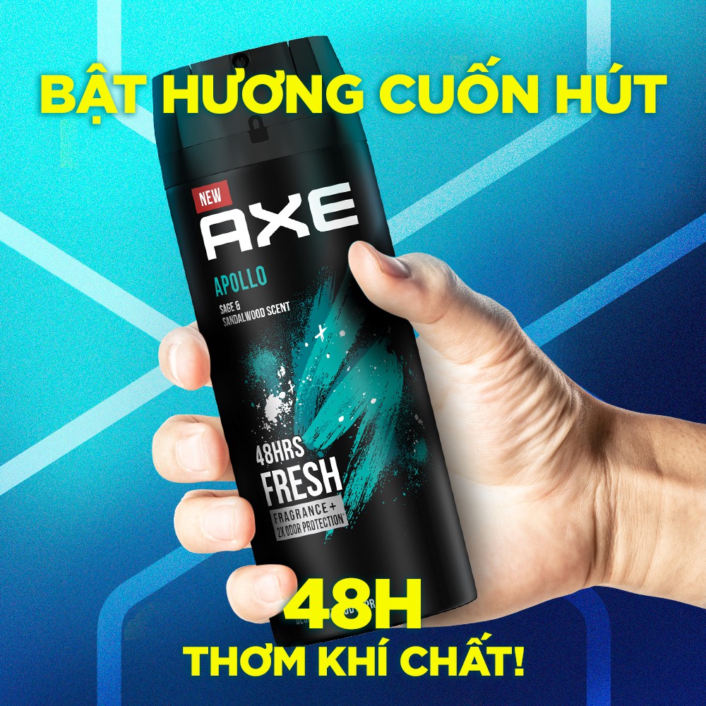 Xịt nước hoa toàn thân dành cho nam AXE Apollo (135ml) | BigBuy360 - bigbuy360.vn
