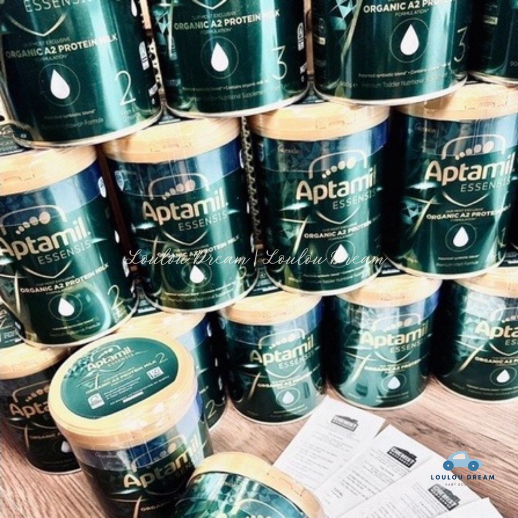 Sữa Aptamil Essensis Organic số 1,2,3 - Sữa hữu cơ cao cấp cho bé nội địa Úc