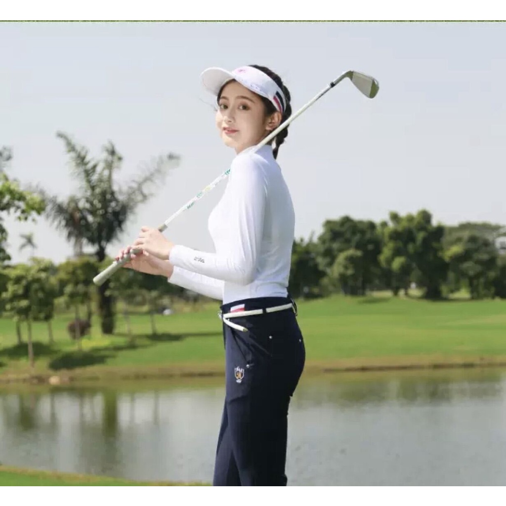 Áo golf giữ nhiệt nữ PGM dài tay thoáng khí trang phục thể thao GOLF PRO AP003
