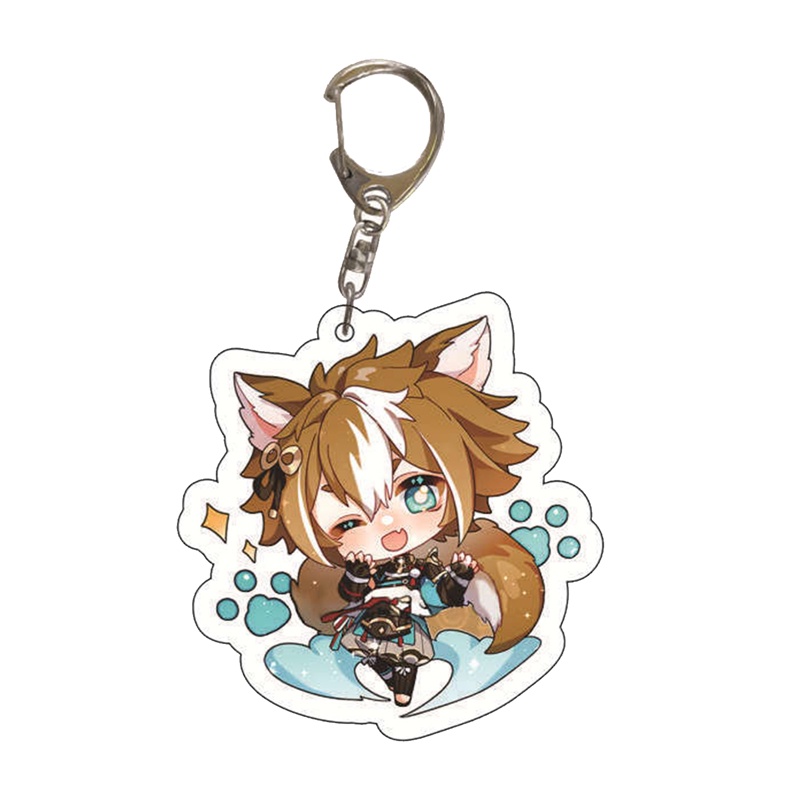 Tmdbyx Móc Khóa Nhựa Acrylic Hình Nhân Vật Trong Game Venti Tartaglia Mona