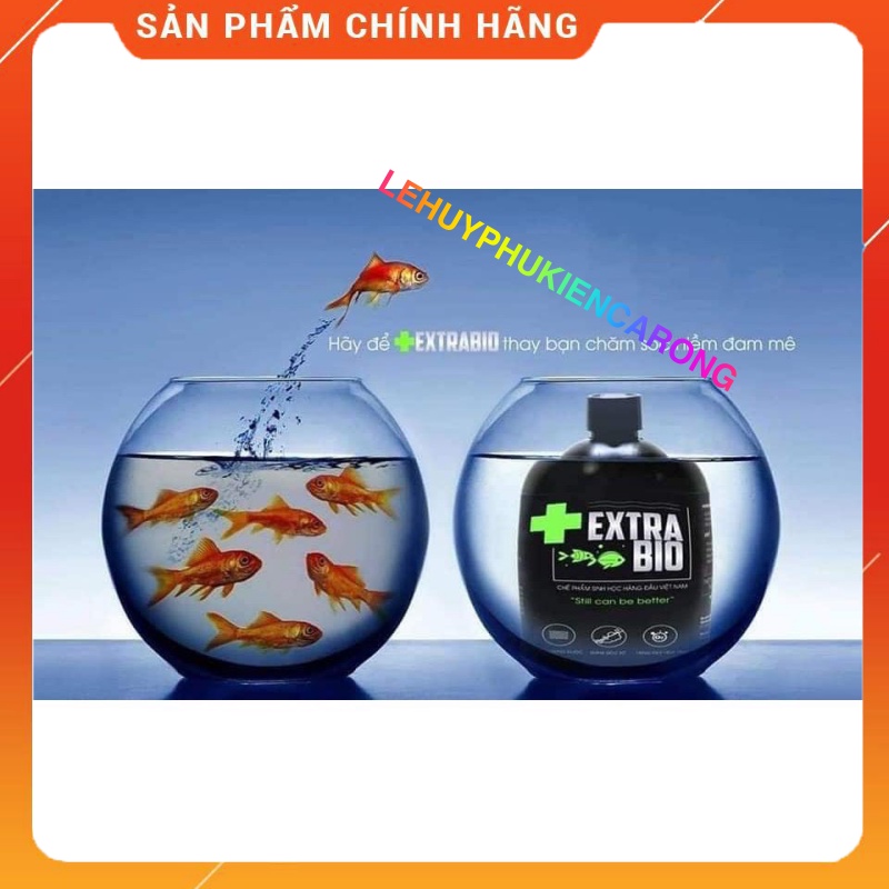 Vi Sinh bể cá Extra Bio chai dung tích 125ml 250ml 500ml 1Lit