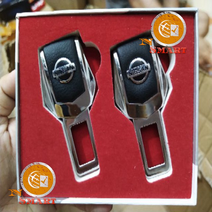 COMBO BỘ 2 CHỐT NGẮT CHUÔNG ĐAI AN TOÀN OTO HÃNG NISSAN Na No Smart Uy Tín Chất Lượng