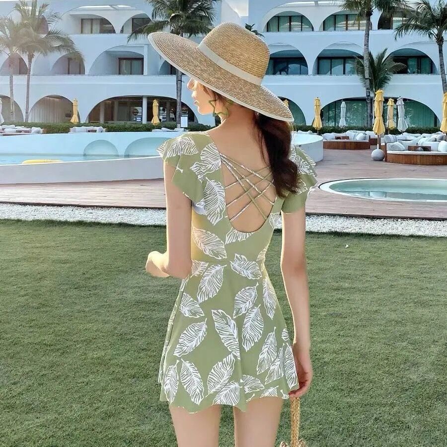 Bộ Đồ Bơi Một Mảnh Dáng Ôm Thời Trang Mùa Xuân Cho Nữ