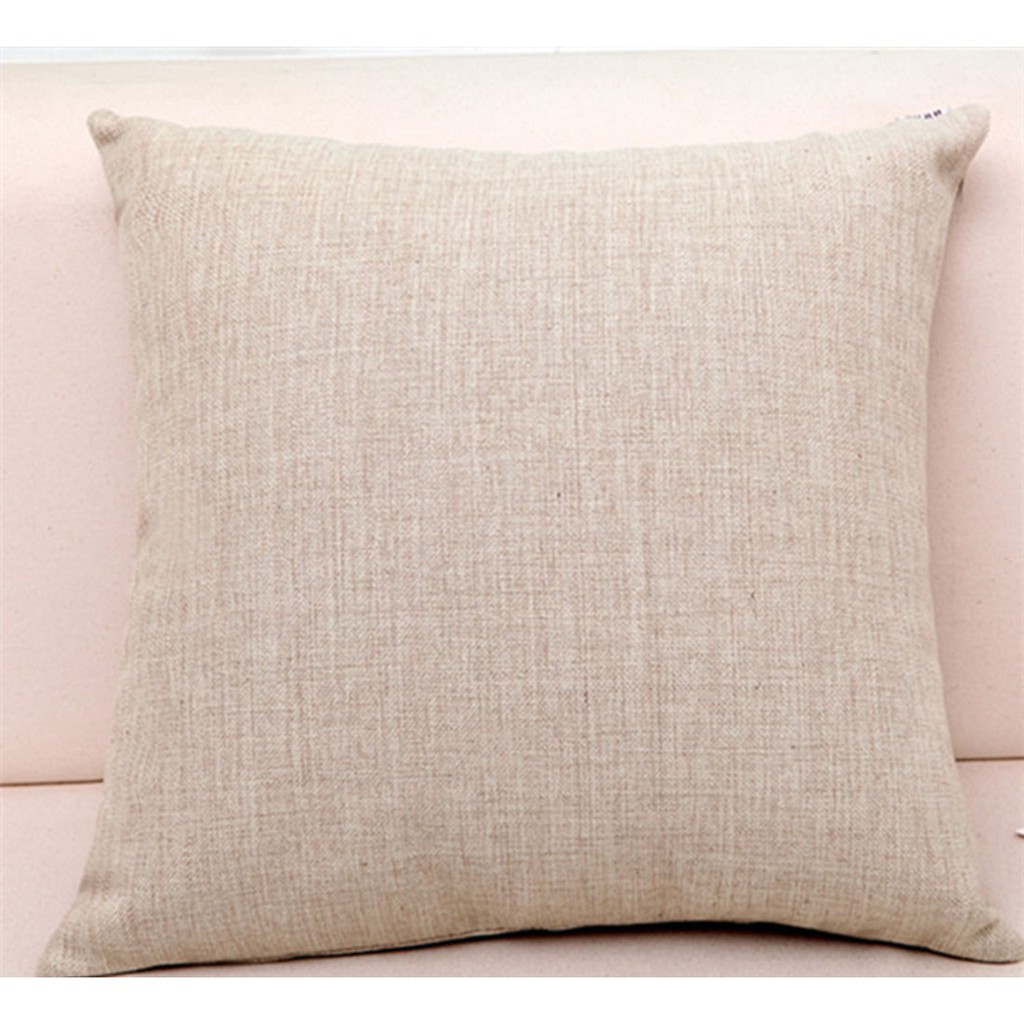 Gối tựa lưng sofa 45x45cm gối văn phòng dày dặn Nhà Xinh Decor trang trí vải bố canvas nhiều họa tiết