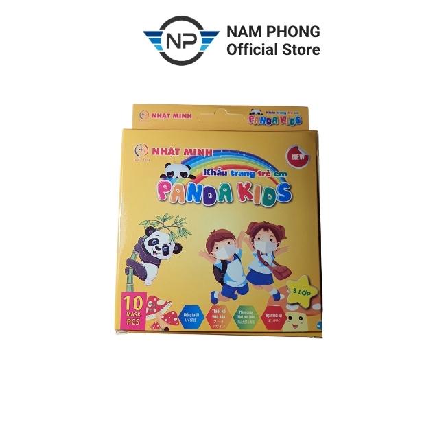 Khẩu trang trẻ em 3 lớp PANDA KIDS MASK kháng khuẩn và chống bụi mịn, an toàn cho bé, namphong_store