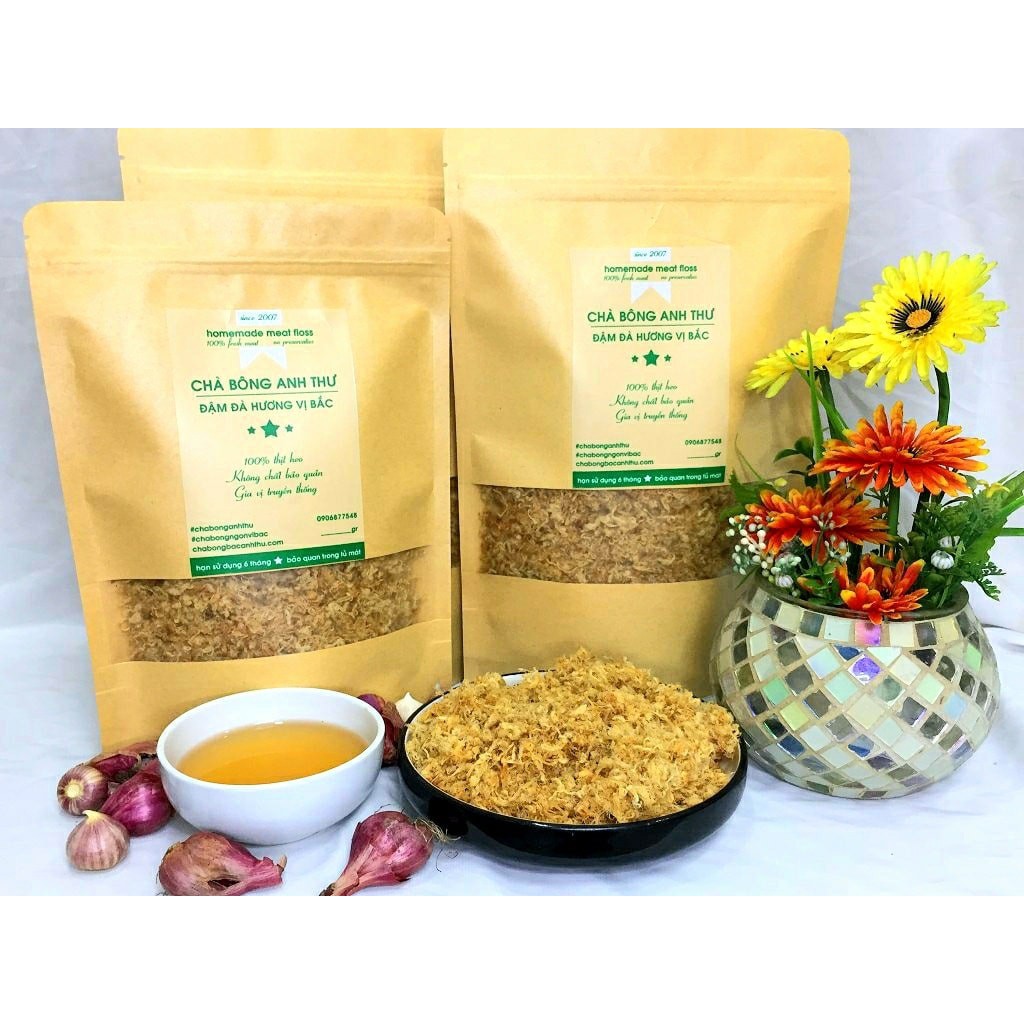 CHÀ BÔNG HEO VỊ BẮC ăn kiêng không đường /  Ruốc thịt heo vị Bắc truyền thống Anh Thư | BigBuy360 - bigbuy360.vn