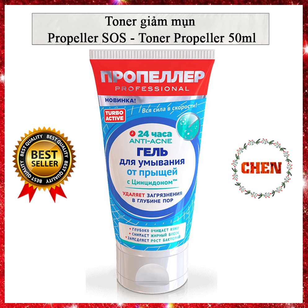 Sữa rửa mặt Propeller 24 Hours Anti-acne Turbo Active 150ml