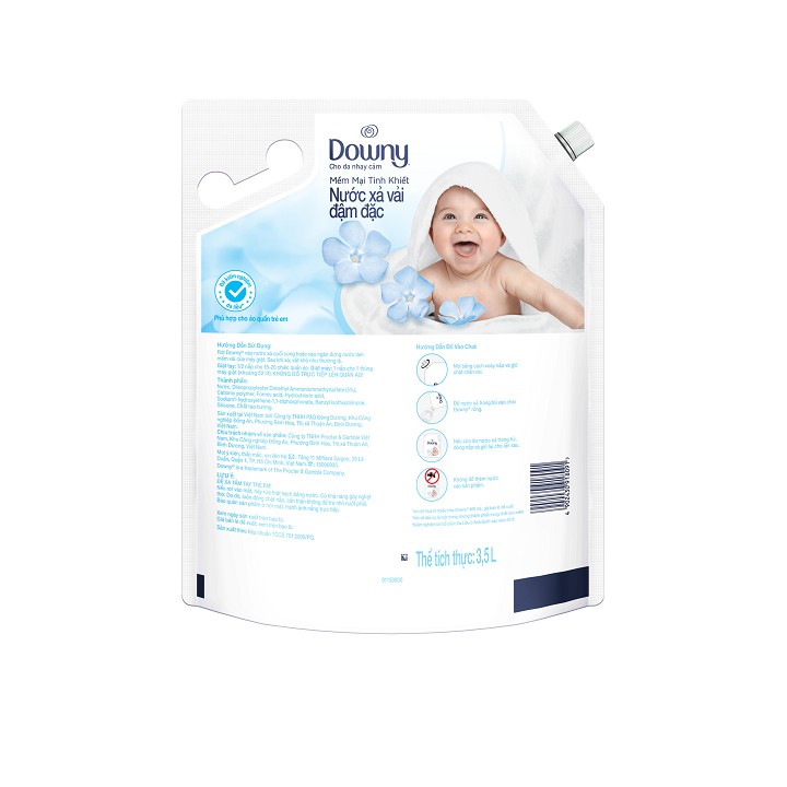 Nước xả vải Downy Baby 3.5L