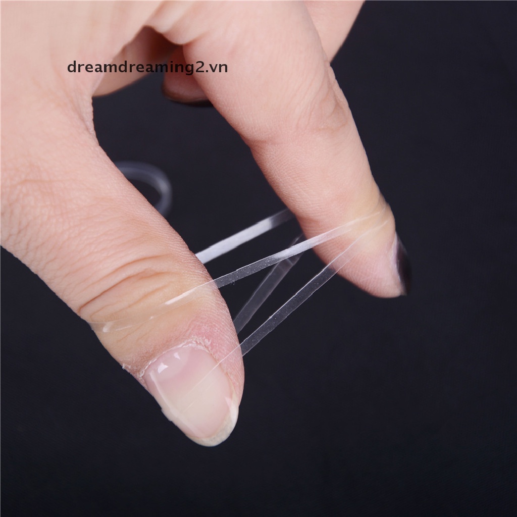 Bộ 500 Dây Buộc Tóc Co Giãn Trong Suốt