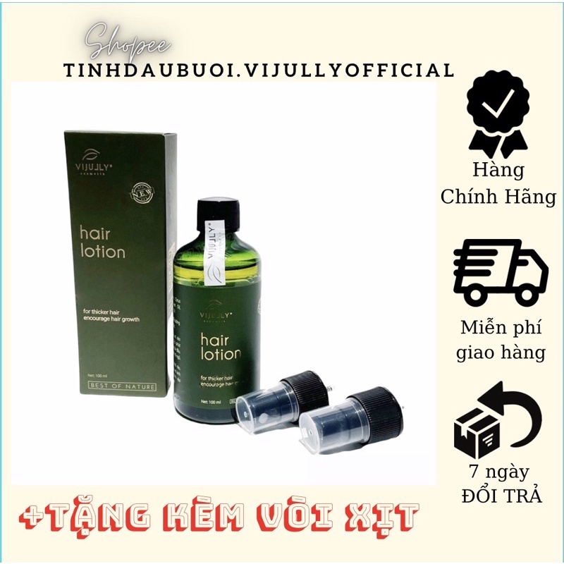 Xịt Bưởi Vi Jully Kích Mọc Tóc, Nhanh Dài Tóc