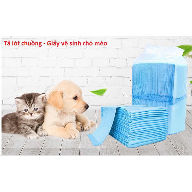 Tã Lót Chuồng Cho Chó Mèo, Tả Chó Siêu Thấm Hút, Loại Dày 1.4kg