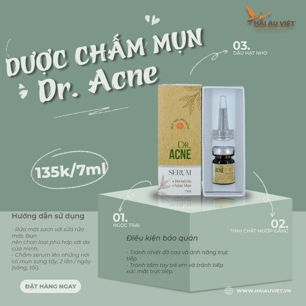 [Săn sale] Dược chấm mụn dr acne sạch mụn nhanh