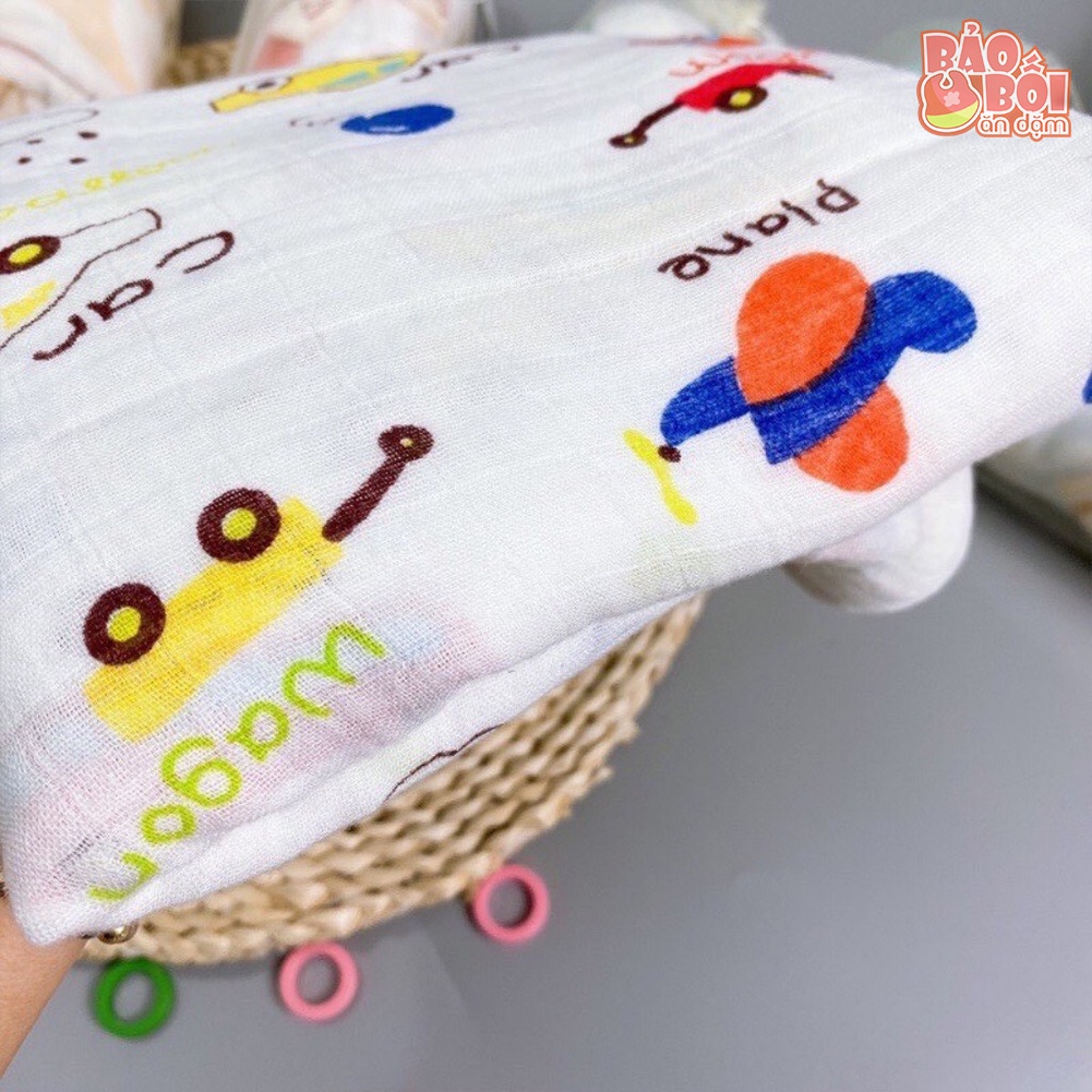 Khăn tắm cho bé, sợi tre siêu mềm, mẫu túi lưới MANNY