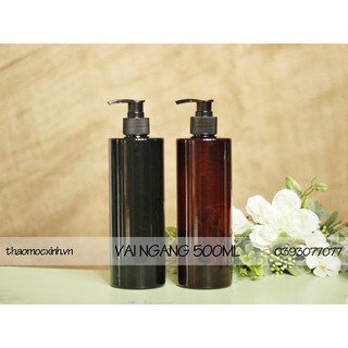 CHAI DẦU GỘI [FREE SHIP] CHAI NHỰA ĐỰNG DẦU GỘI 500ML