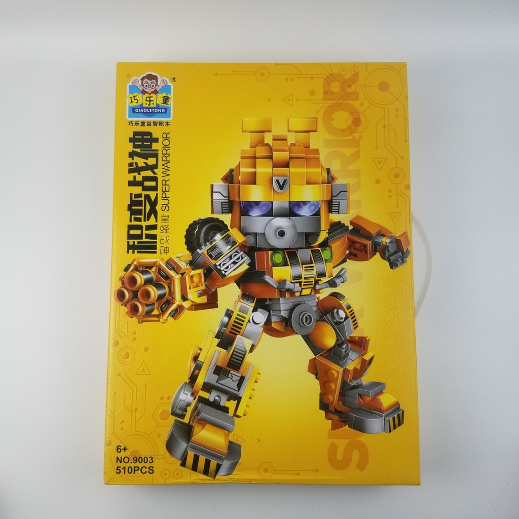 [510 CHI TIẾT-HÀNG CHUẨN] BỘ ĐỒ CHƠI XẾP HÌNH LEGO Transformer BUMBLEBEE - Lego Robot Biến Hình