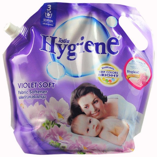 Nước xả vải Hygiene (túi 1800ml) màu tím