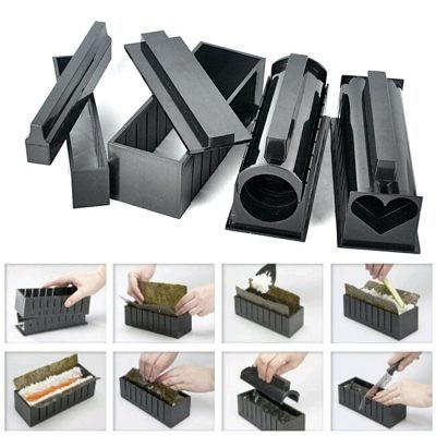 BỘ KHUÔN LÀM SUSHI 10 MÓN CAO CẤP SIÊU TIỆN ÍCH