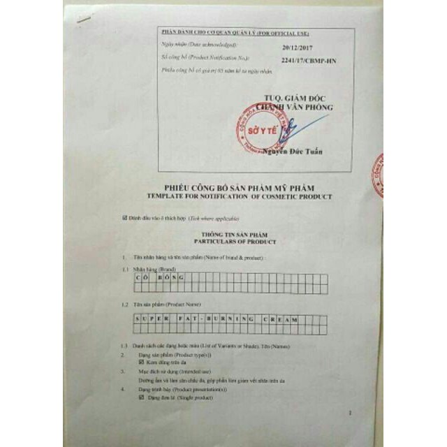 chất lượng tốt Kem tan mỡ cô bông chính hãng tặng thước dây có Check mã vạch | BigBuy360 - bigbuy360.vn