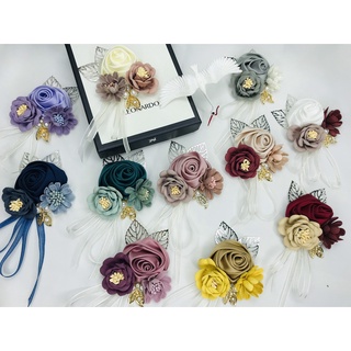 Hoa cài áo handmade cao cấp - hoa chùm sang chảnh