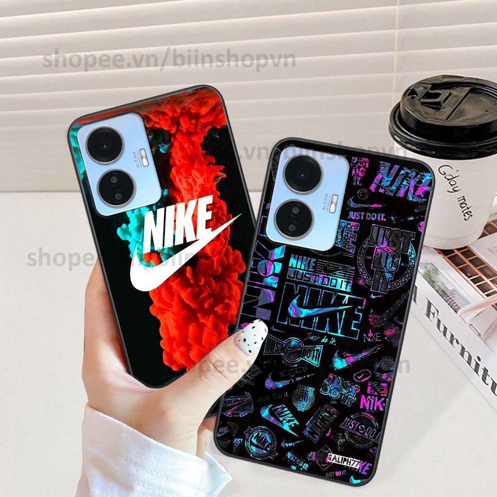 Ốp Vivo Y55 2022 in hình thương hiệu nhiều màu sắc thể thao cá tính thời trang