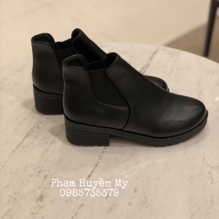 Bốt da trơn hàng đẹp 5cm