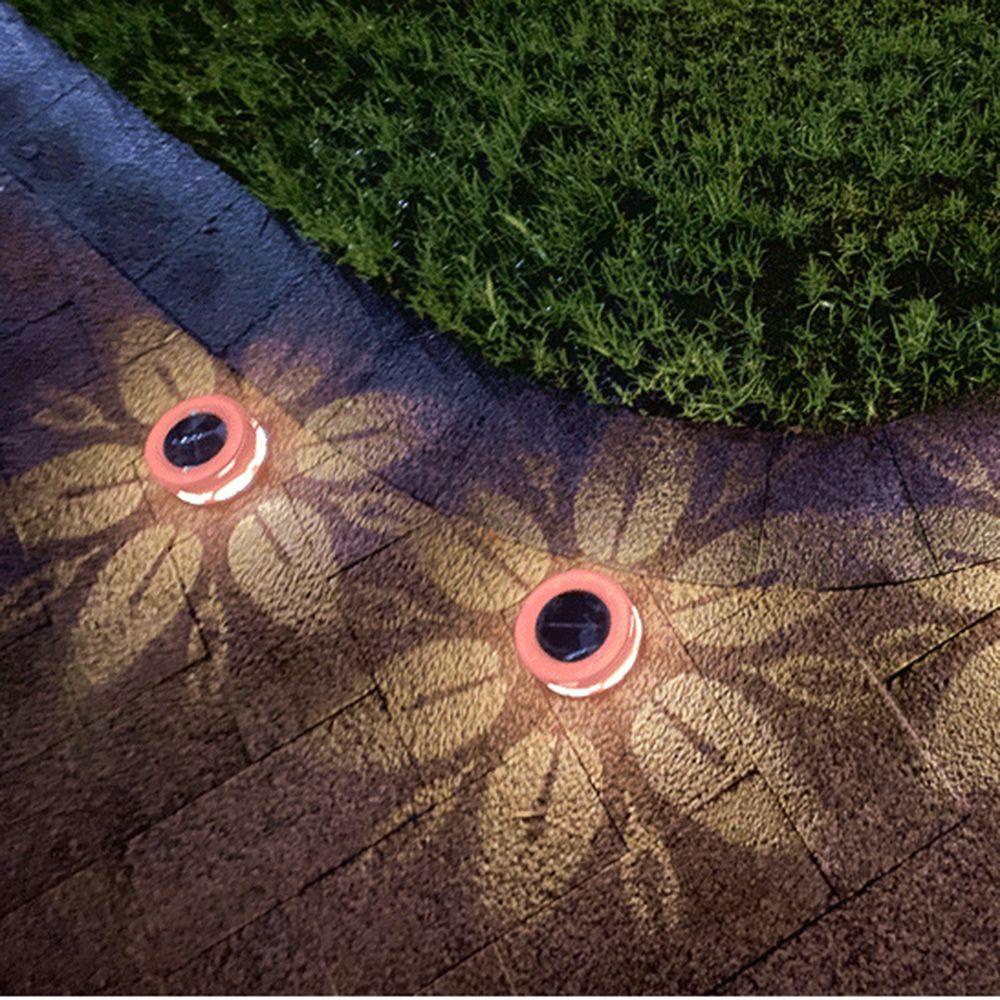 Đèn Treo Tường Họa Tiết Hoa Chống Thấm Nước Sử Dụng Năng Lượng Mặt Trời