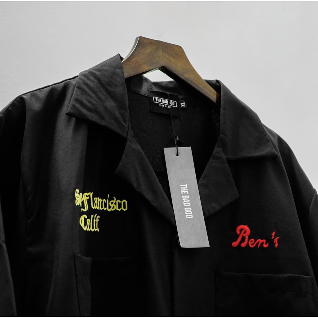 Áo sơ mi ngắn tay Bens Fullbox MSW Town , sơ mi form rộng nam nữ unisex | BigBuy360 - bigbuy360.vn