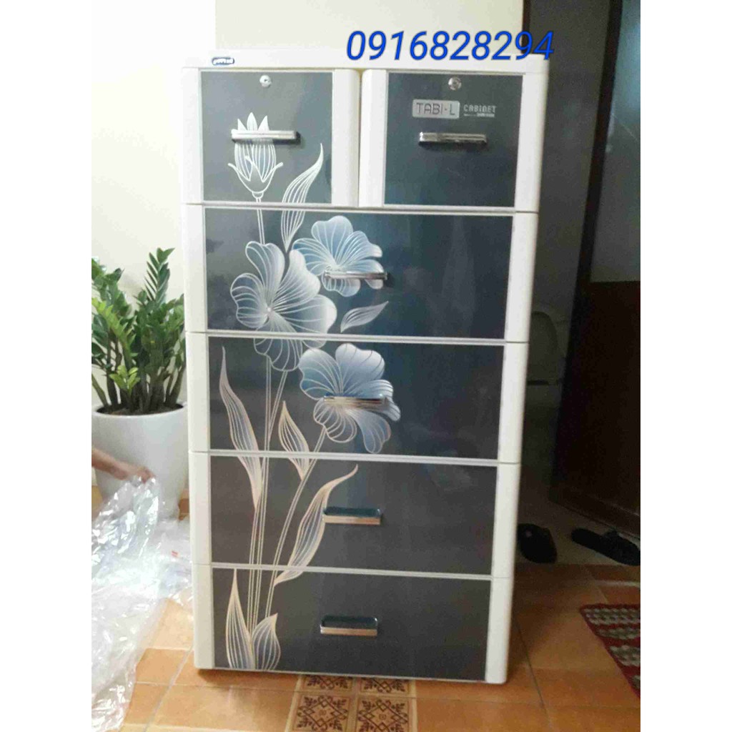 Tủ nhựa Duy Tân Tabi L 5 tầng