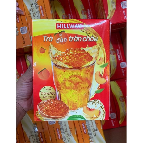 Trà Sữa Trân Châu Hoàng Gia HILLWAY Kèm Gói Trân Châu Bên Trong Pha 5 cốc