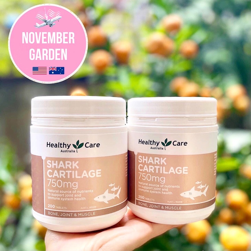 Sụn vi cá mập shark cartilage 200 viên của Úc
