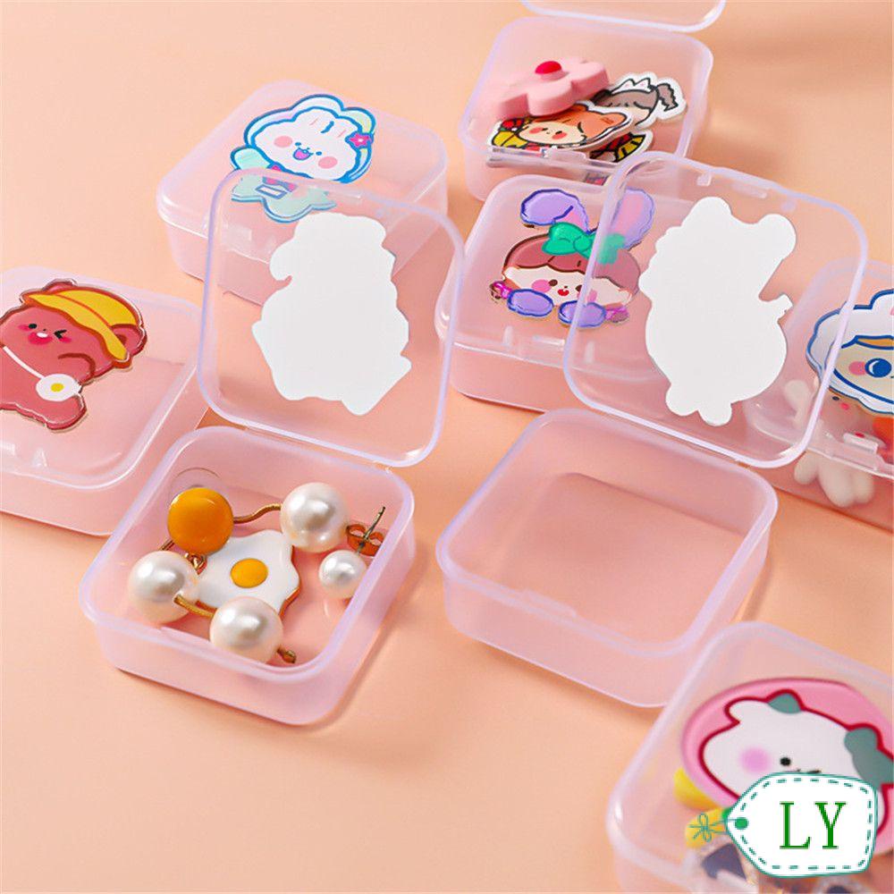 Hộp đựng đồ mini trong suốt họa tiết hoạt hình dễ thương