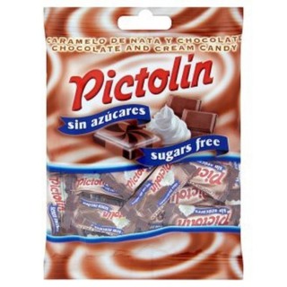 KẸO PICTOLIN KHÔNG ĐƯỜNG VỊ KEM SỮA & SOCOLA