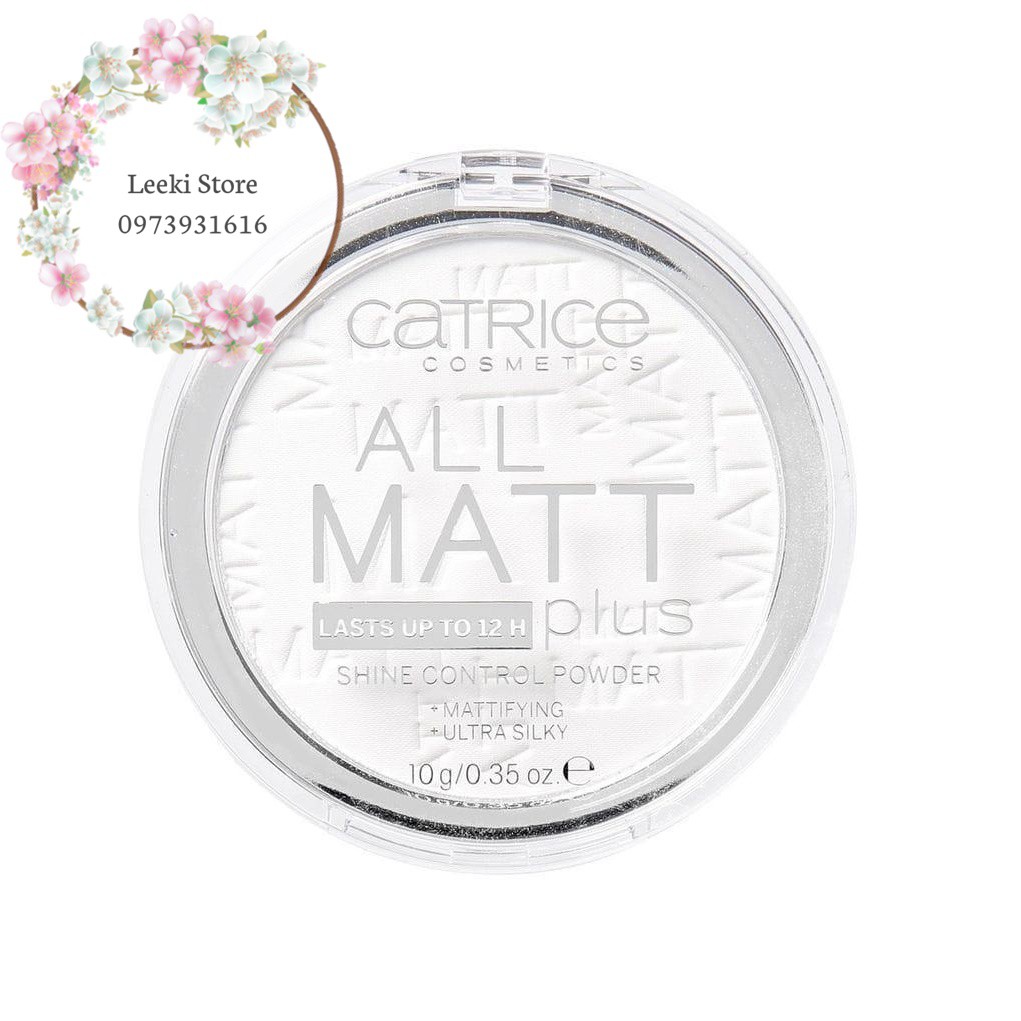 001 Universal Phấn phủ kiềm dầu hoàn hảo Catrice All Matt Plus Shine Control Powder 10g