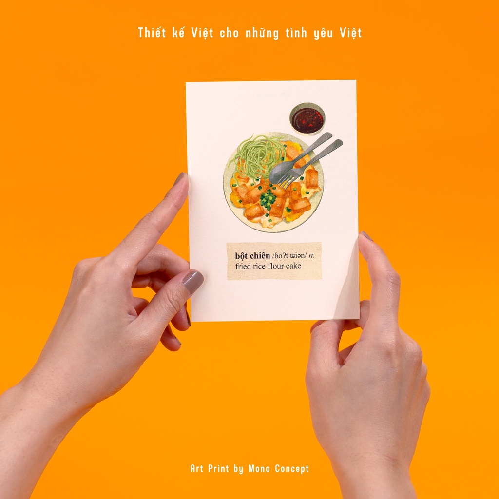 Postcard món ăn Việt Nam