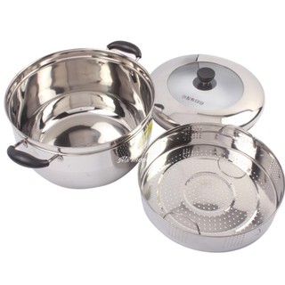 Nồi hấp inox Steam Cooker 26cm