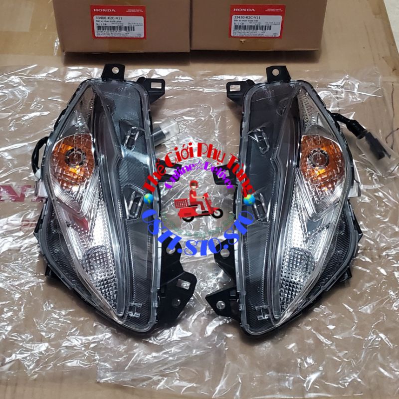 Cặp đèn xi nhan trước Vision 2021  zin Honda Việt Nam - 33450K2CV11/ 33400K2CV11