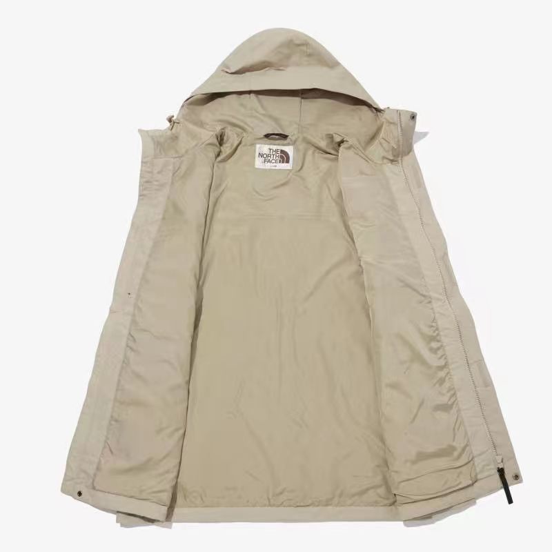 Áo Khoác Chống Gió Thêu Logo The North Face Chính Hãng Có Khóa Kéo Thời Trang Cho Nam Và Nữ