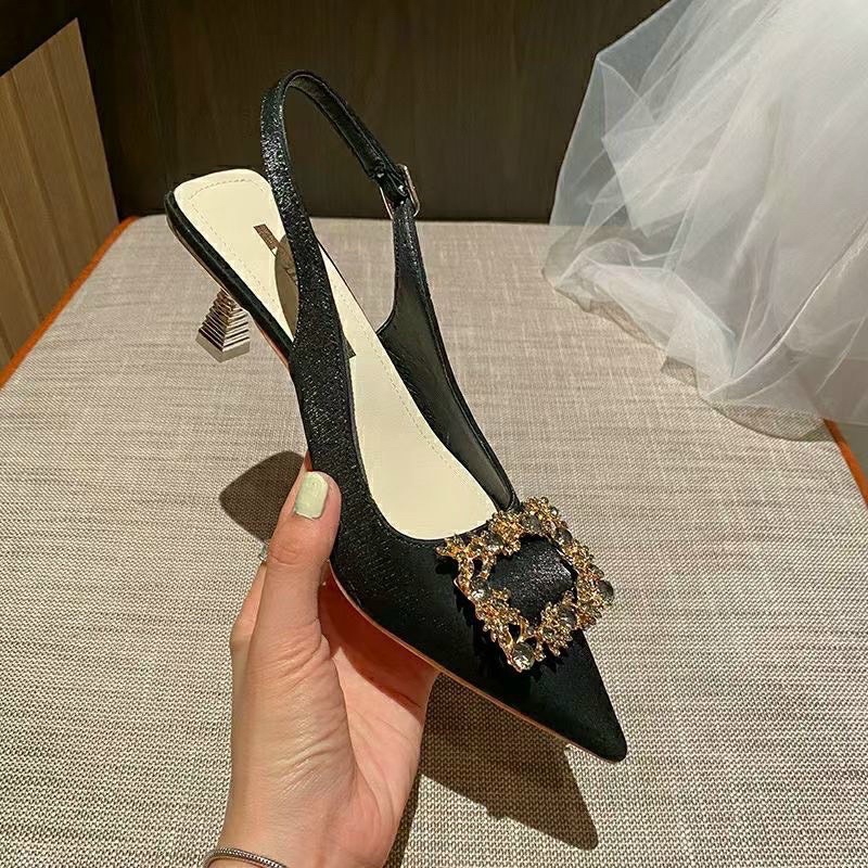 Giầy cao gót nơ đá 3cm siêu hót kèm video và ảnh thật