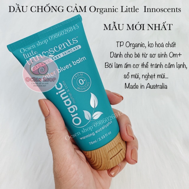 [Dành cho từ 0th+] Dầu bôi ấm ngực Organic Winter Blues Balm