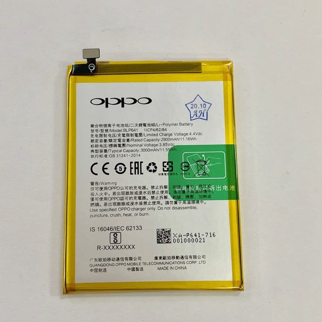 Pin chính hãng bóc máy Oppo A71 CPH1717 BLP641 3090mAh