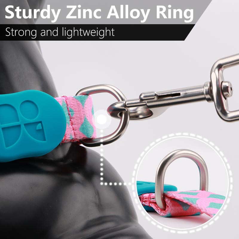 HamshMoc Vòng cổ bằng nylon mềm thoải mái có khóa an toàn họa tiết hamsa có thể điều chỉnh cỡ nhỏ/vừa cho cún cưng