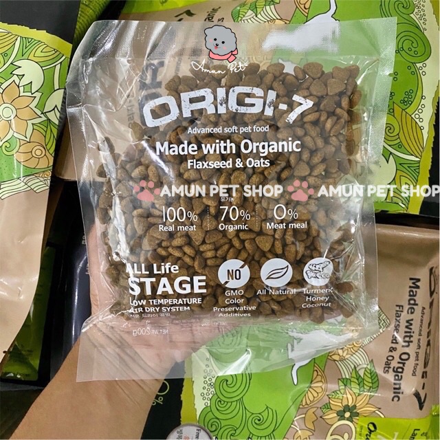 Hạt Mềm Hữu Cơ ORIGI-7 Cho Chó - Thức Ăn Cho Thú Cưng Amun Pet