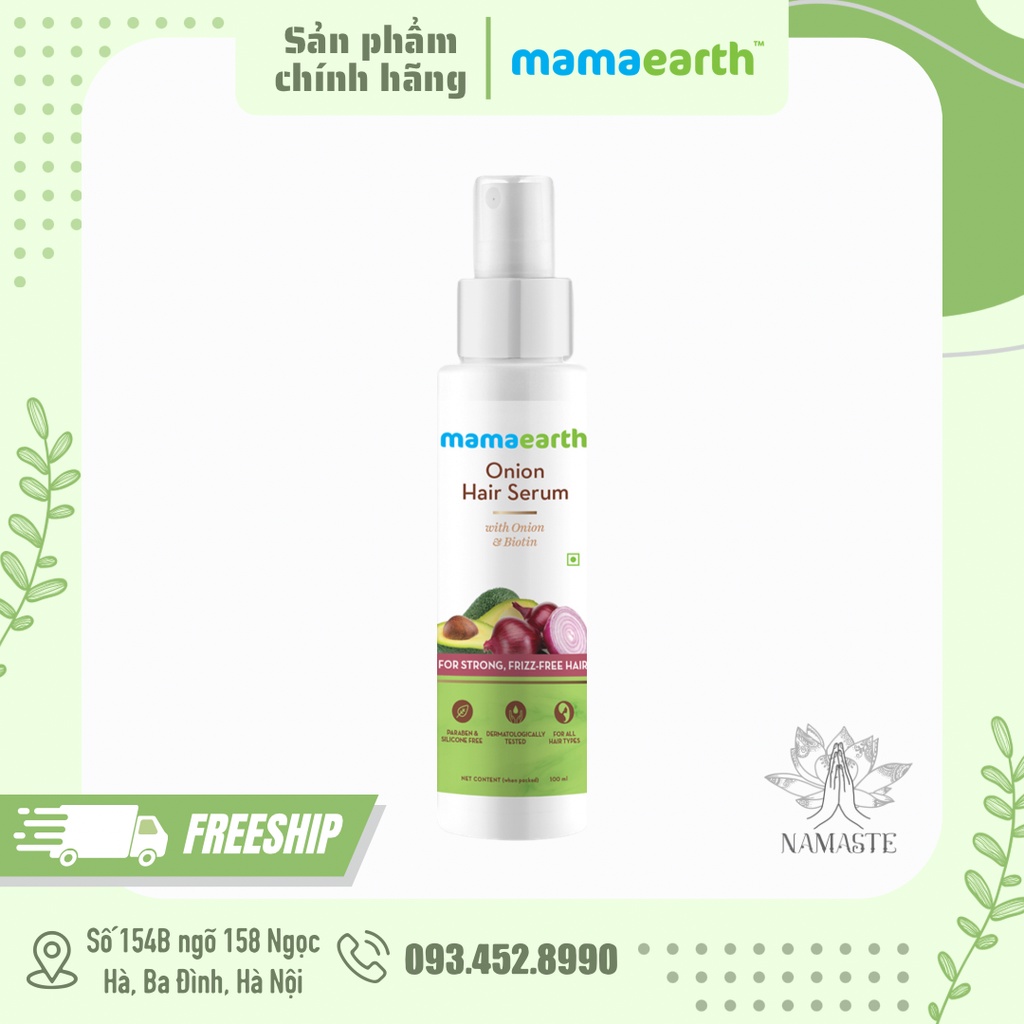 Serum Tinh Chất Hành Và Bơ Mamaearth 100ml Giảm Gãy Rụng Và Khô Sơ Tóc Xuất Xứ Ấn Độ | Lê Bằng Vân