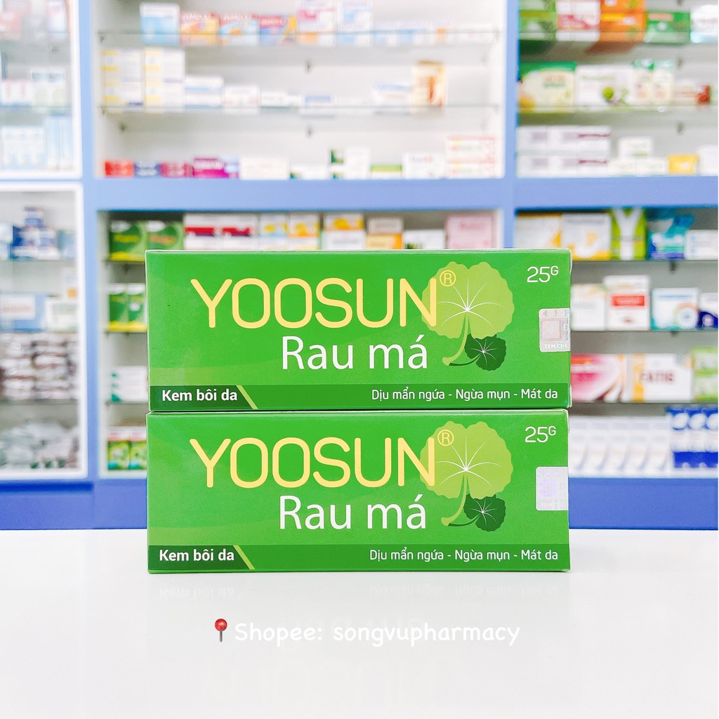 Yoosun Rau Má - Yoosun Nghệ - Kem ngừa mụn, mát da, kiểm soát nhờn, hết thâm